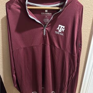Colosseum Texas A&M Aggies Maroon Quarter-Zip Jacket